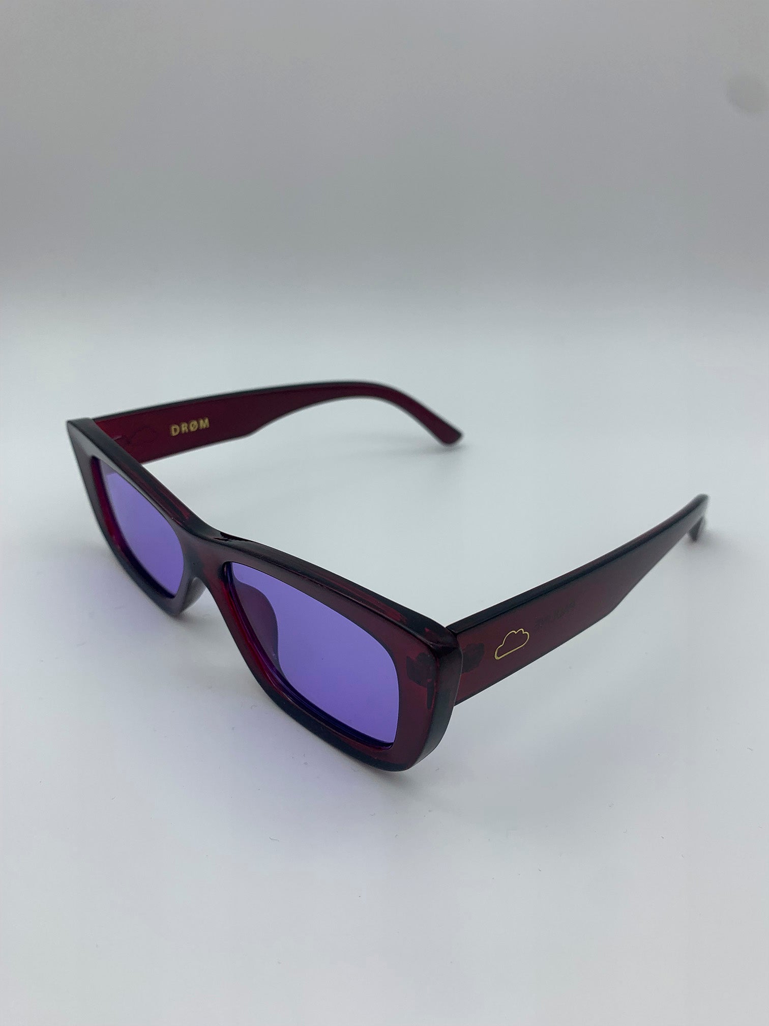 Pauline - Clear Dark Red