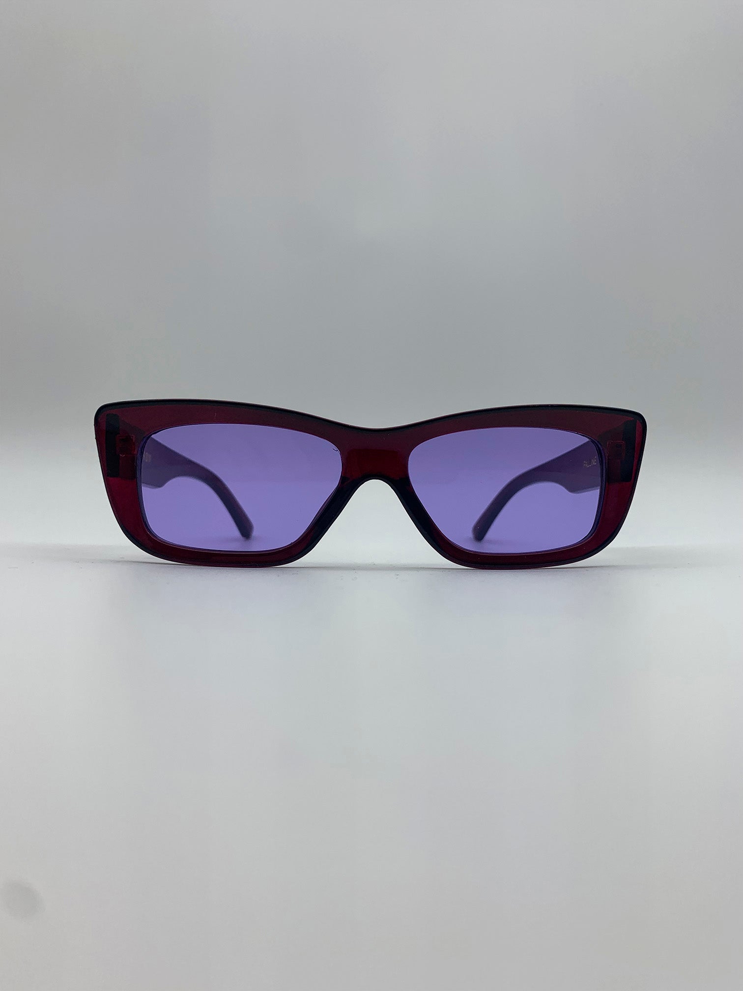 Pauline - Clear Dark Red